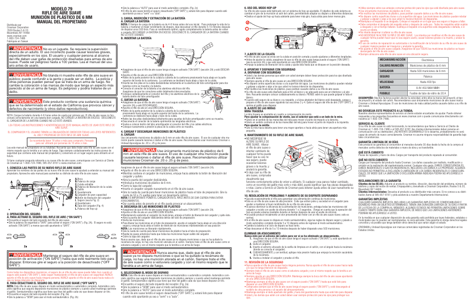Crosman Z79 User Manual | Page 2 / 3