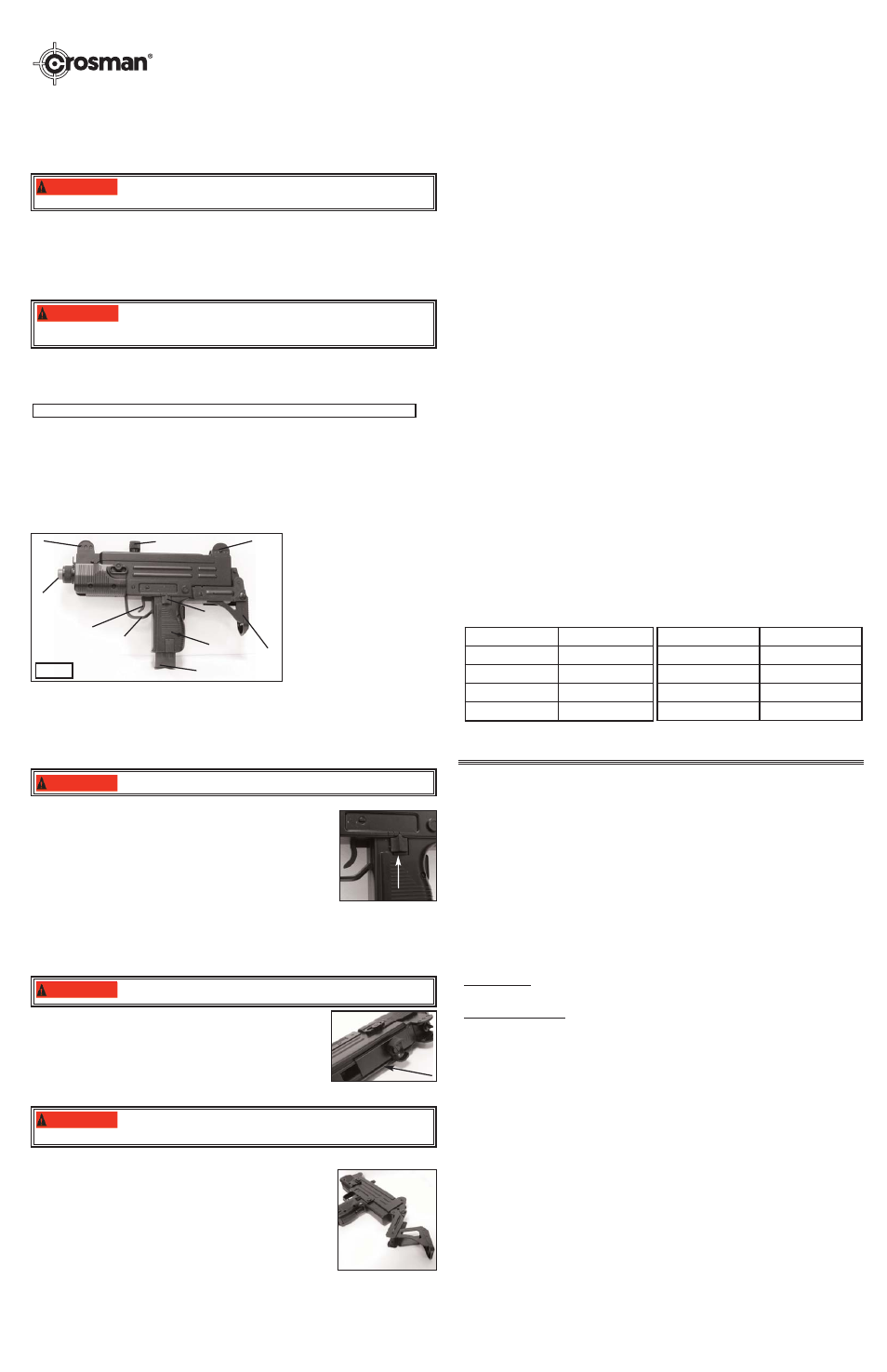 Crosman SAPM72 User Manual | 2 pages