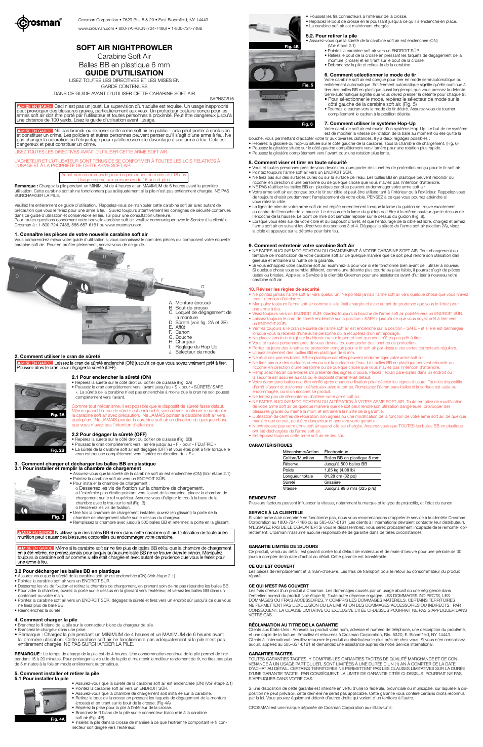 Crosman SAPNSD User Manual | Page 3 / 3