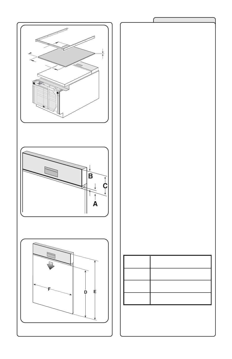 Door panel installation | Bosch SHI66A User Manual | Page 19 / 34