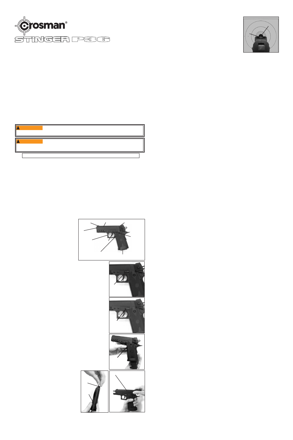 Crosman SASP36 User Manual | 4 pages
