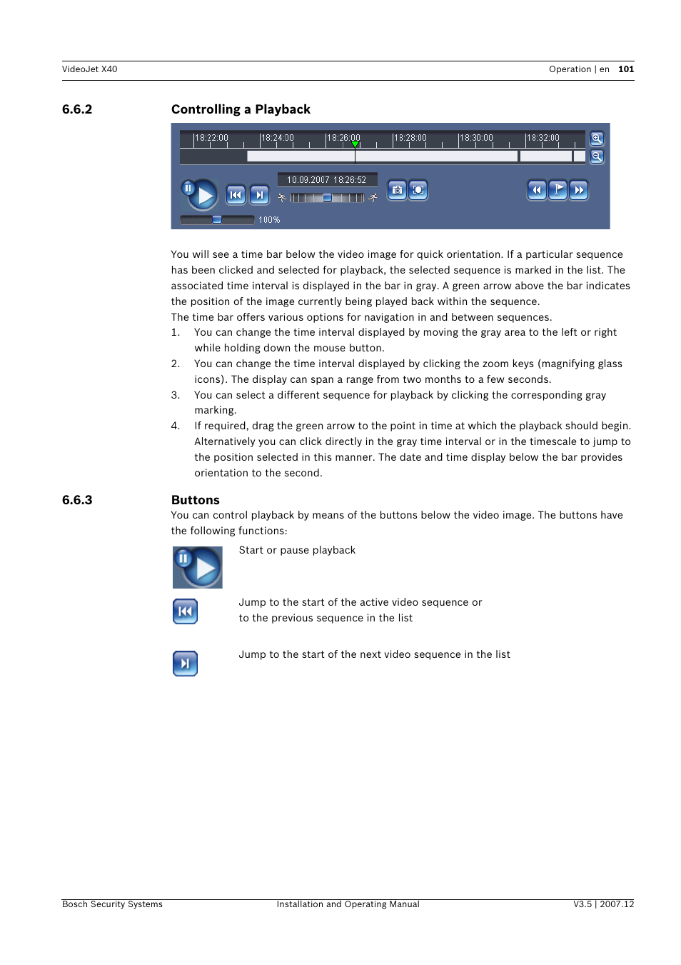 Bosch VIDEOJET X40 User Manual | Page 101 / 130