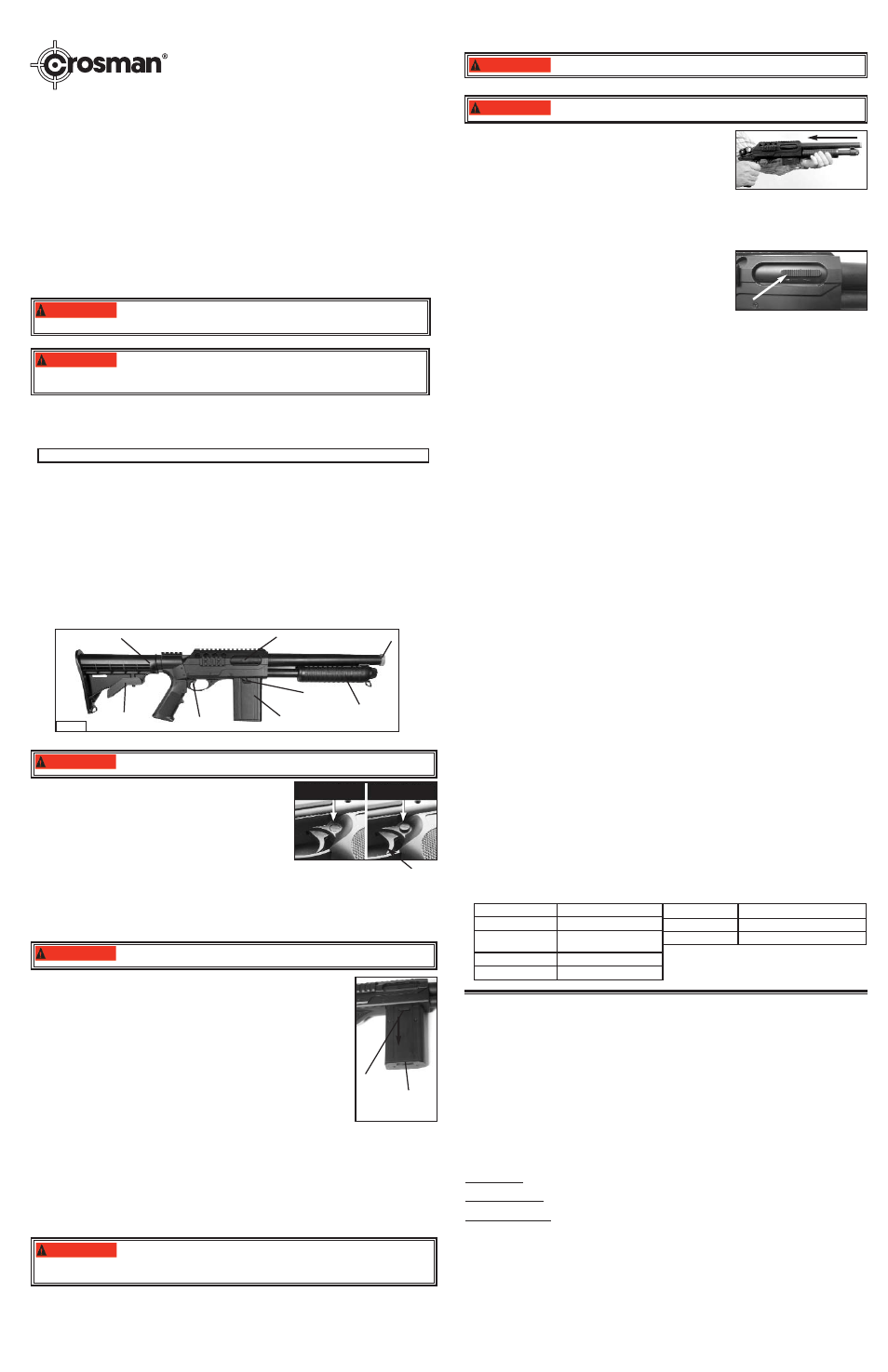 Crosman SASS32PA User Manual | 3 pages