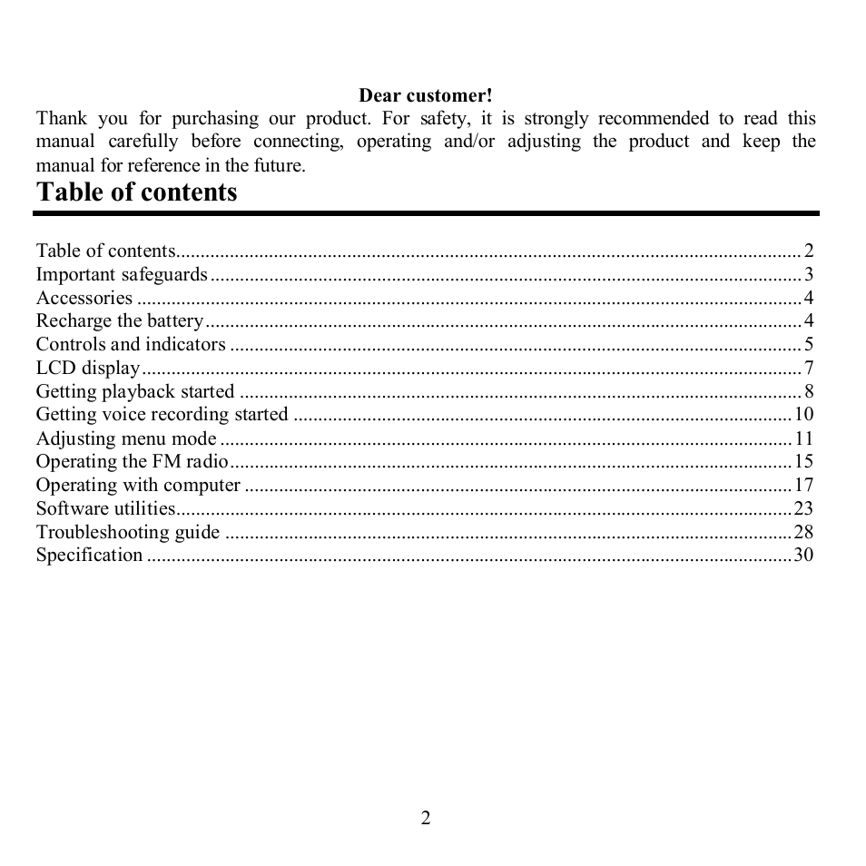 Hyundai H-F1380 User Manual | Page 2 / 64