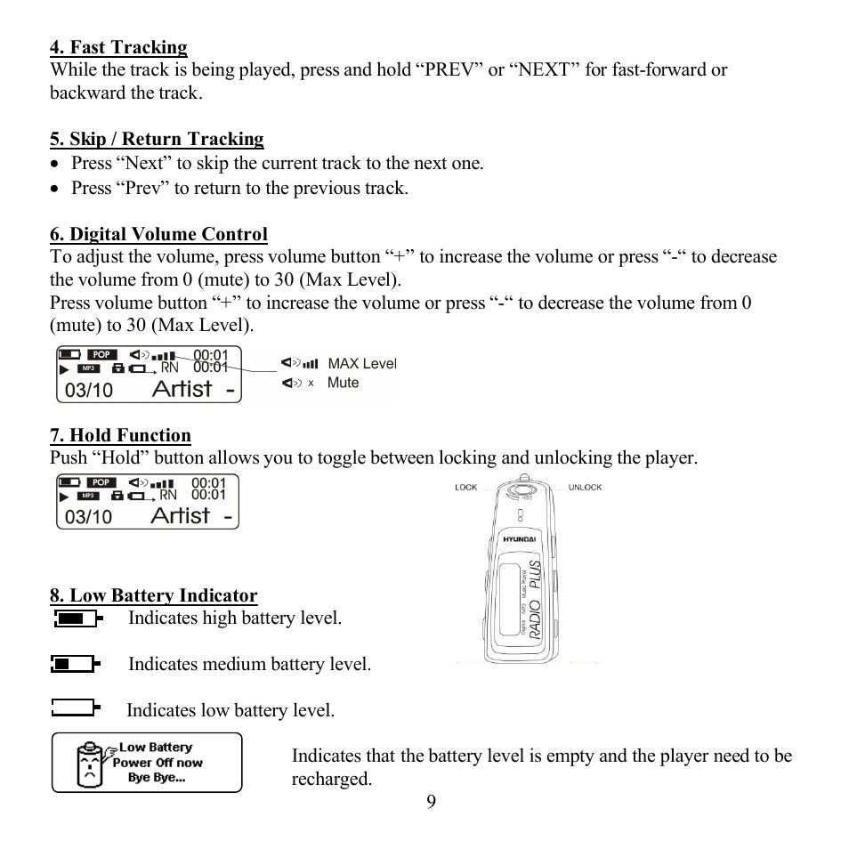 Hyundai H-F1380 User Manual | Page 9 / 64