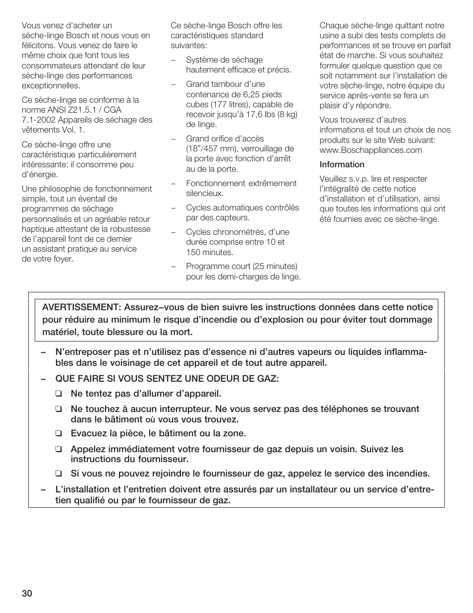 Bosch WTMC 652SUC User Manual | Page 30 / 96