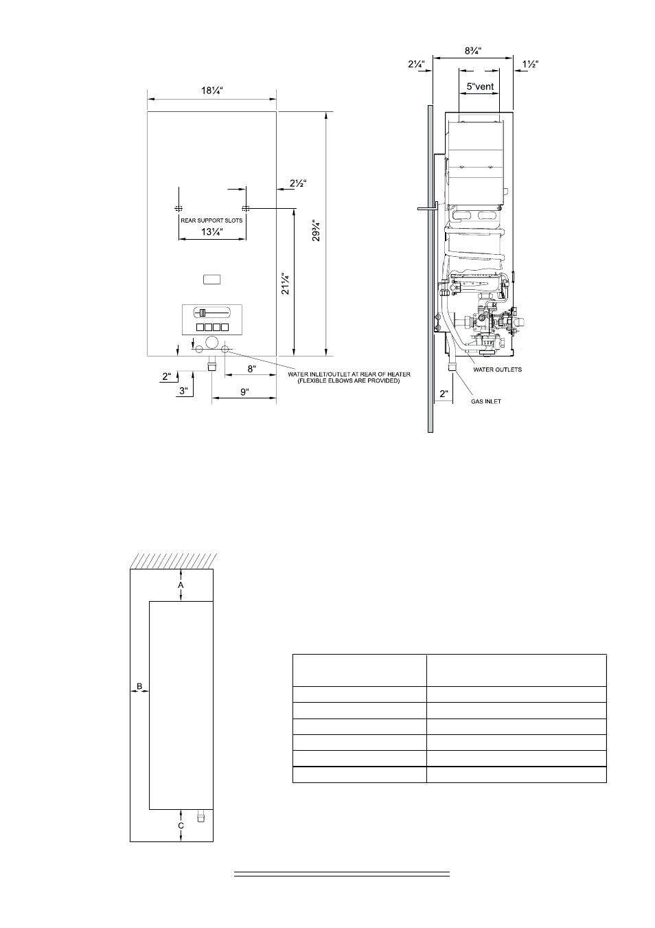 Aquastar model 125bl | Bosch AQUASTAR 125B LPL User Manual | Page 3 / 16