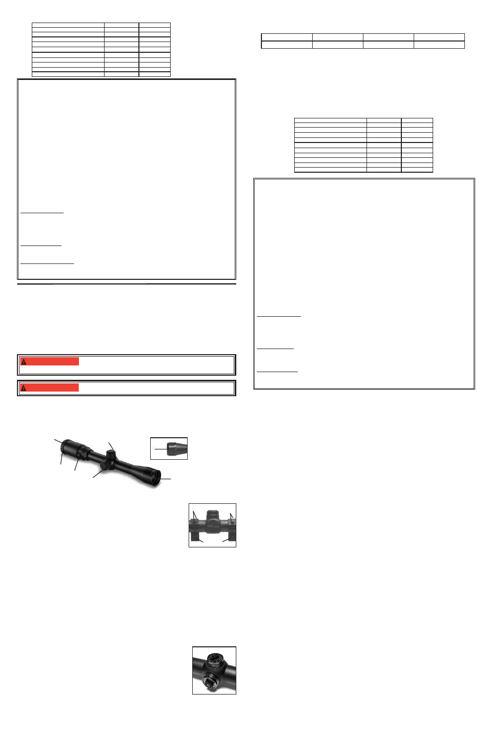 Mise en garde | Crosman CP432C User Manual | Page 2 / 2