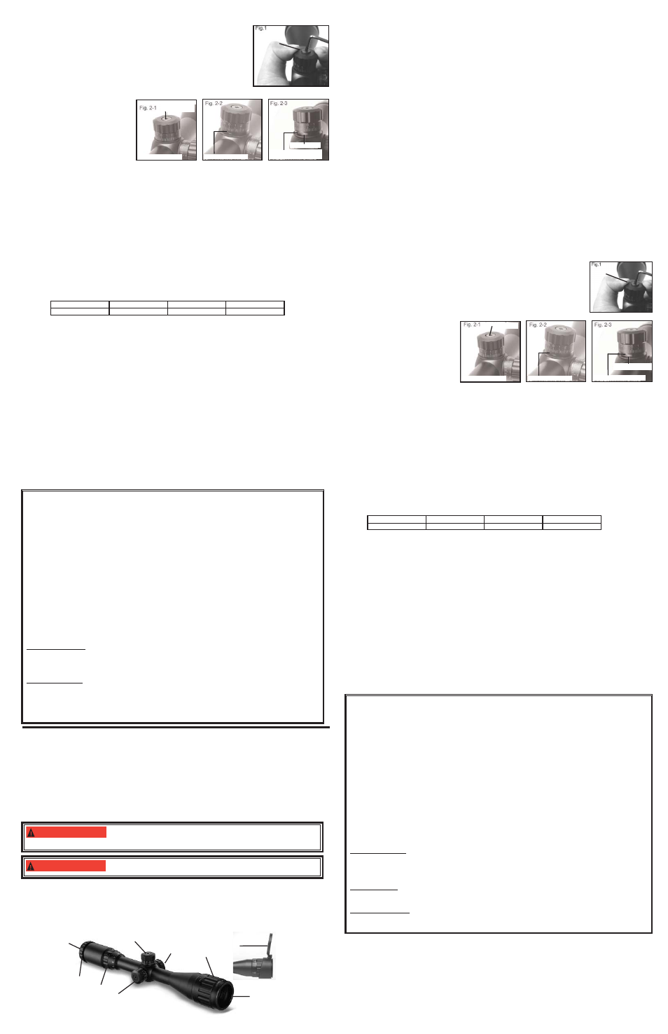 Mise en garde | Crosman CP624AORG User Manual | Page 2 / 2