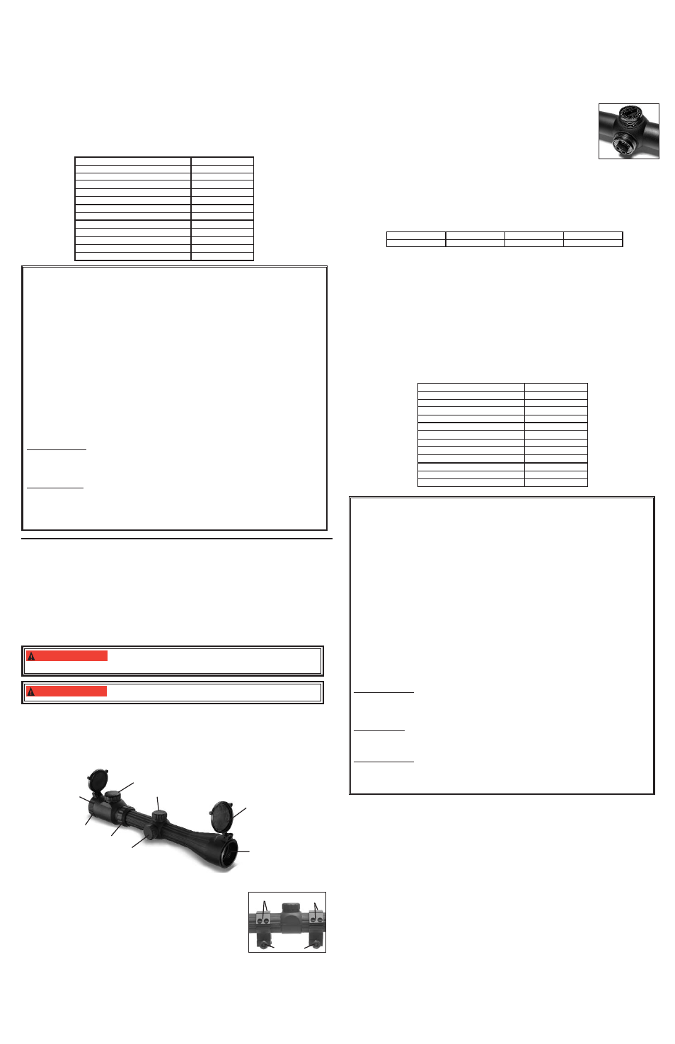 Modèle cp394rc guide d'utilisation, Mise en garde | Crosman CP394RC User Manual | Page 2 / 2
