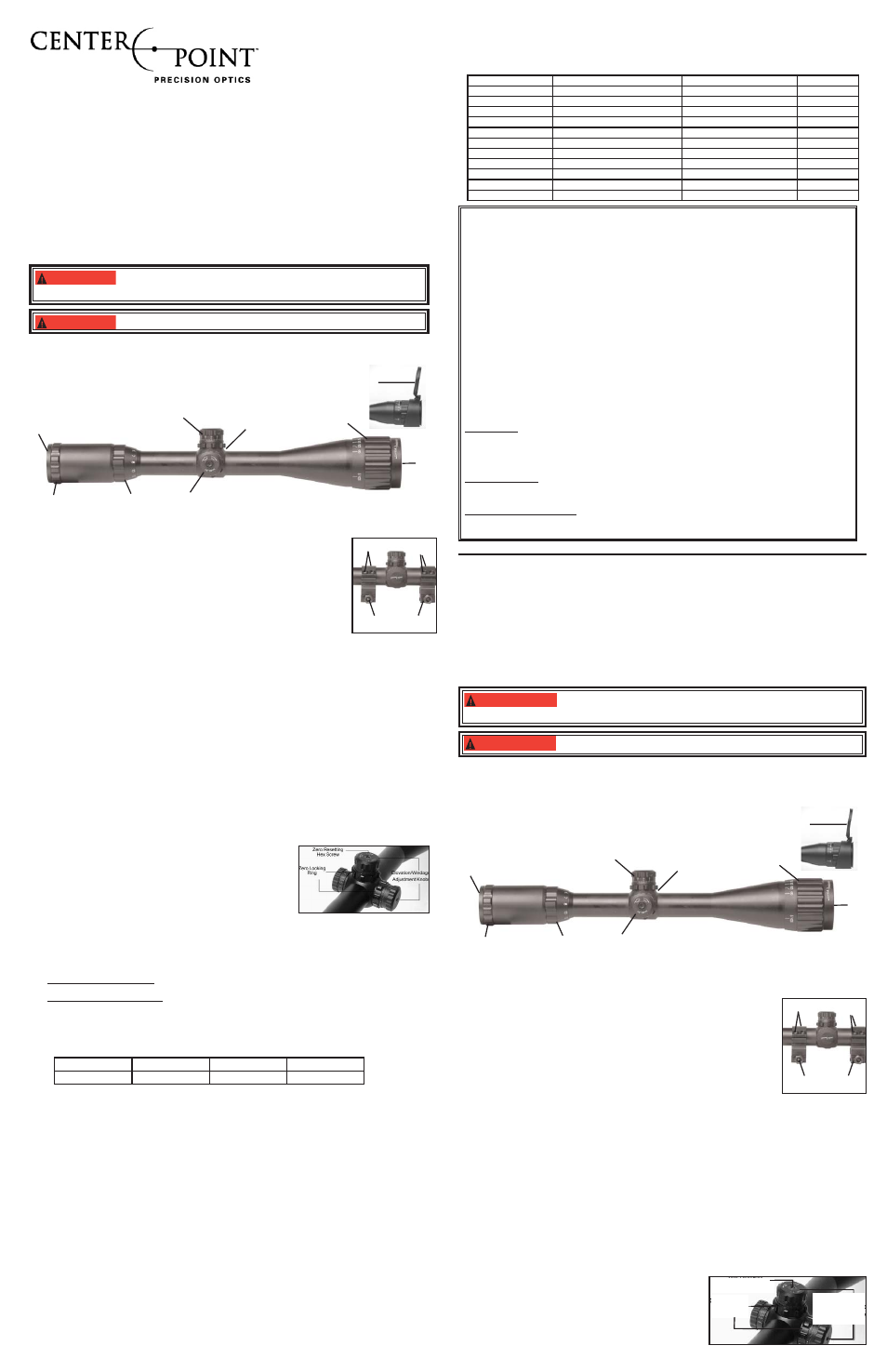 Crosman CPA416AORG User Manual | 2 pages