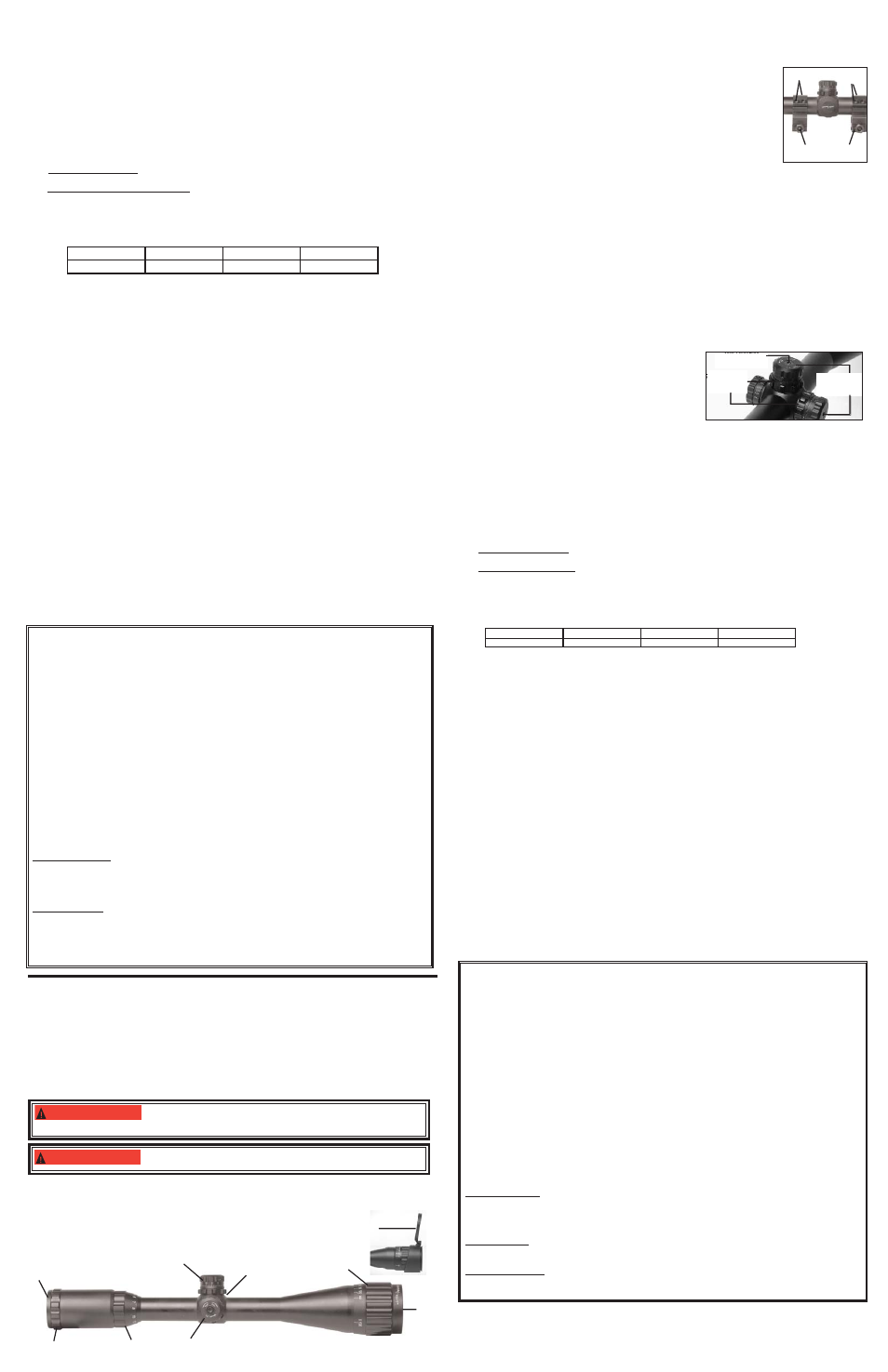 Modèle cpa416aorg guide d'utilisation, Mise en garde | Crosman CPA416AORG User Manual | Page 2 / 2