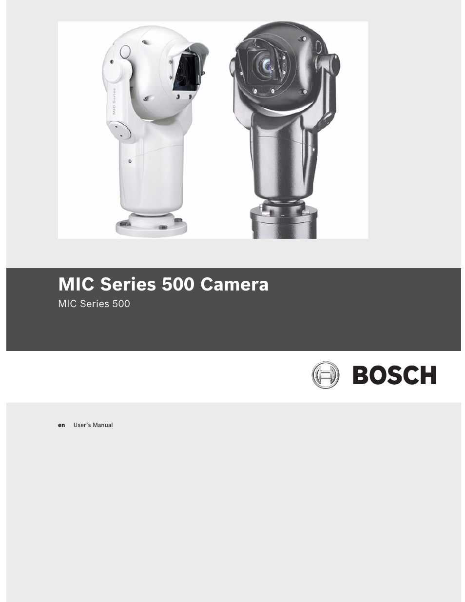 Bosch 500 User Manual | 56 pages