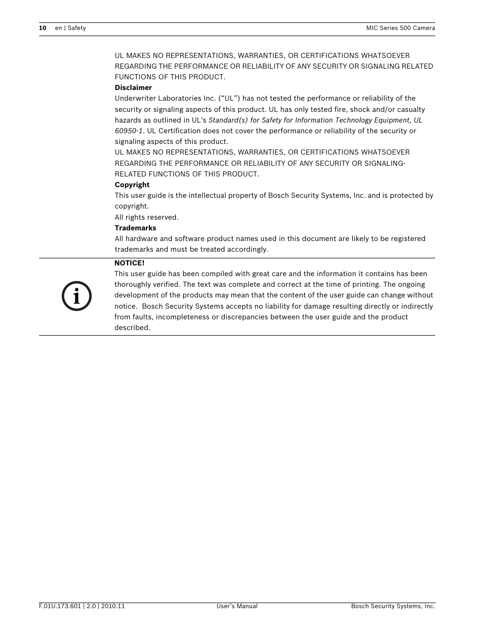 Bosch 500 User Manual | Page 10 / 56