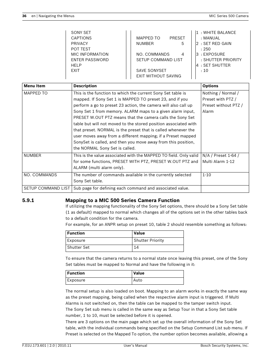 Bosch 500 User Manual | Page 36 / 56