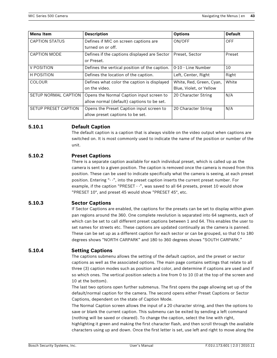 Bosch 500 User Manual | Page 43 / 56