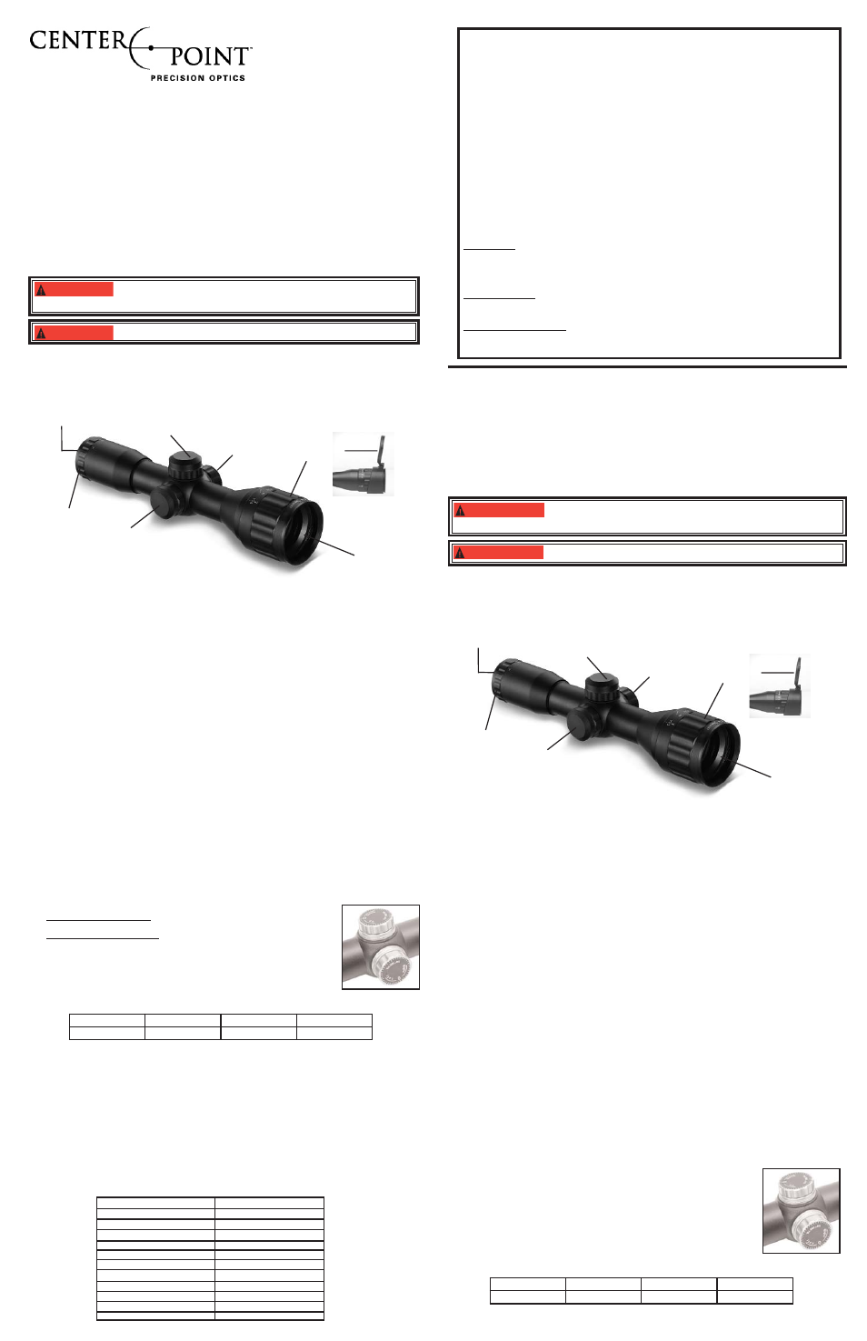 Crosman CP632AORG User Manual | 2 pages