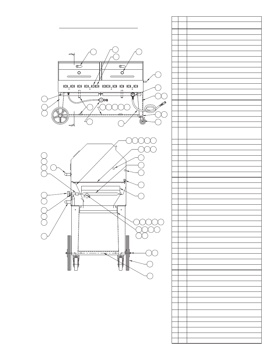 Parts and components | Crown Verity CCB-60 User Manual | Page 19 / 20