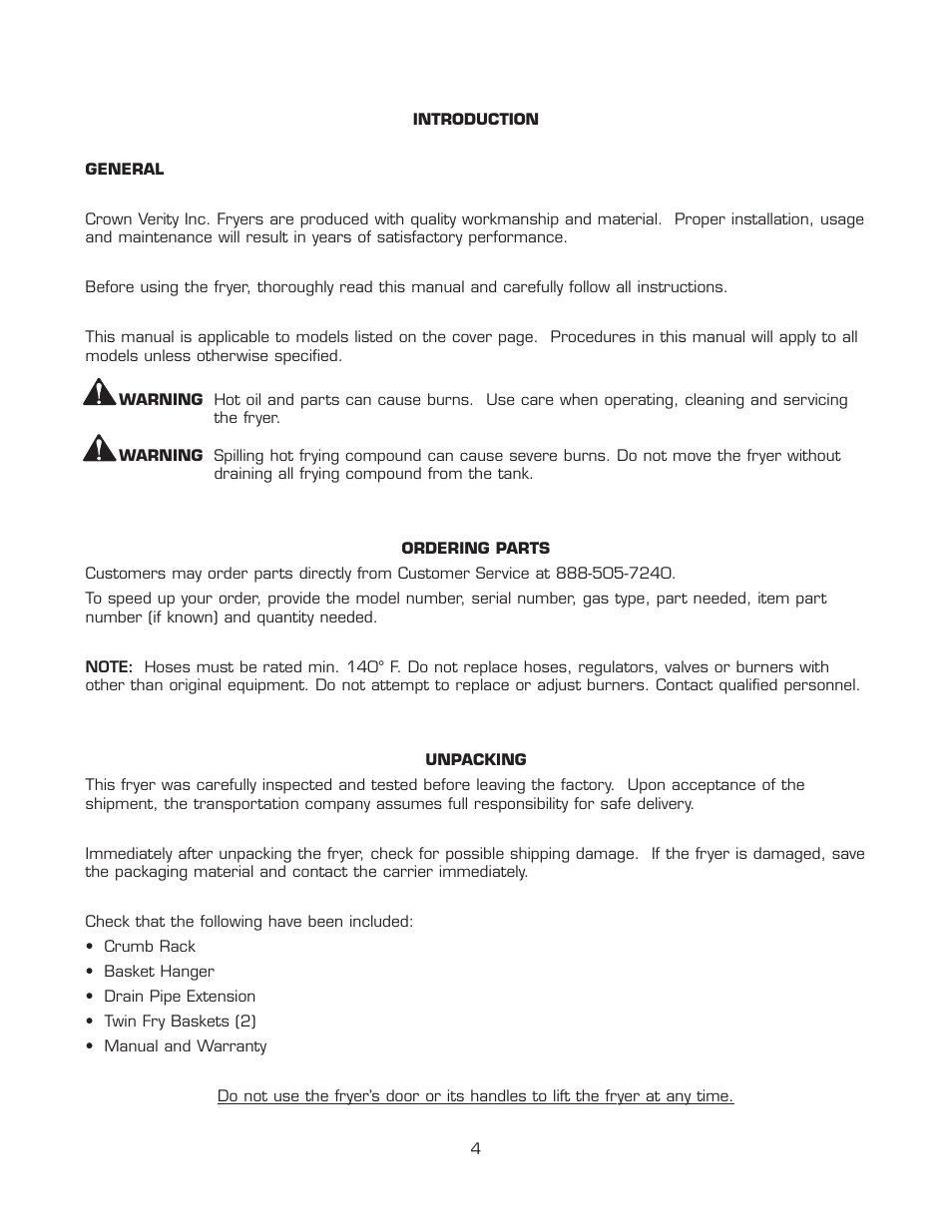 Crown Verity PF-2 User Manual | Page 4 / 16