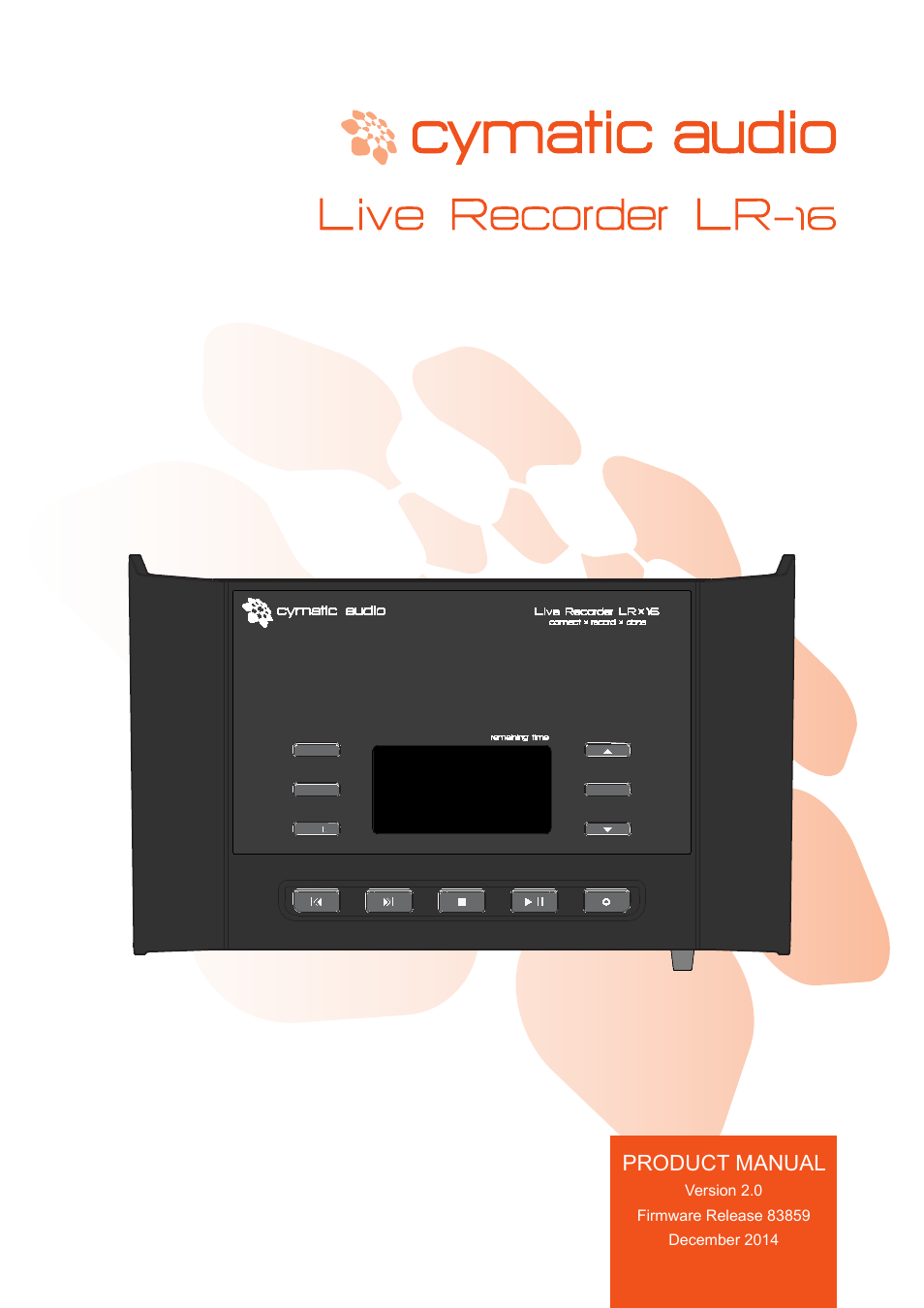 Cymatic Audio LR-16 Manual User Manual | 20 pages