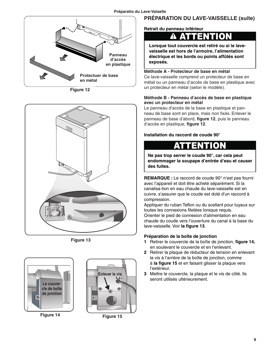 Attention | Bosch BSH Dishwasher User Manual | Page 25 / 48