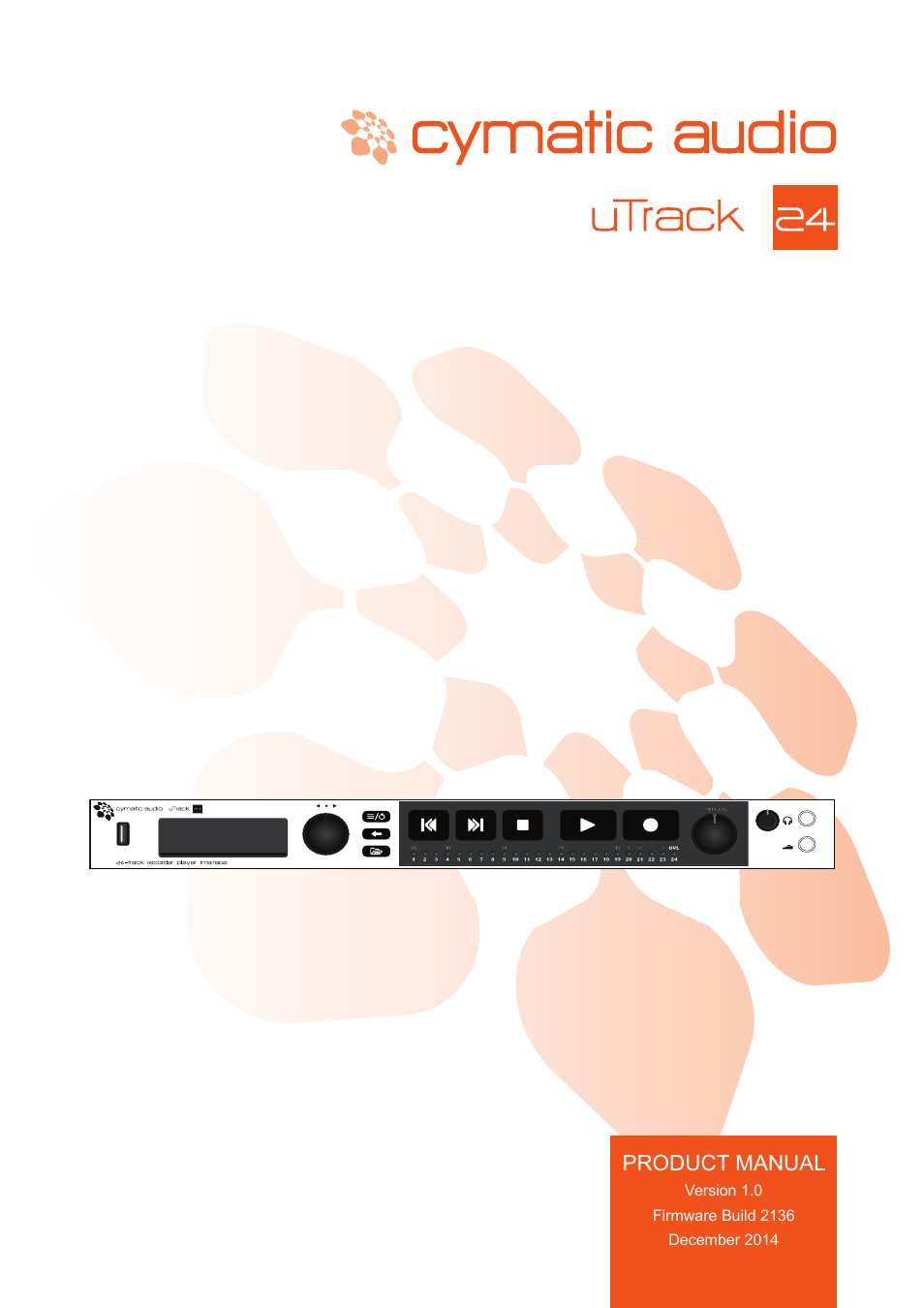 Cymatic Audio uTrack 24 Manual User Manual | 23 pages