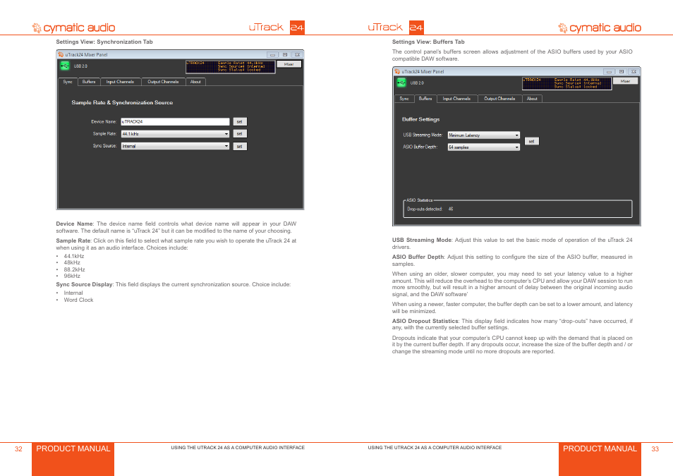 Cymatic Audio uTrack 24 Manual User Manual | Page 17 / 23