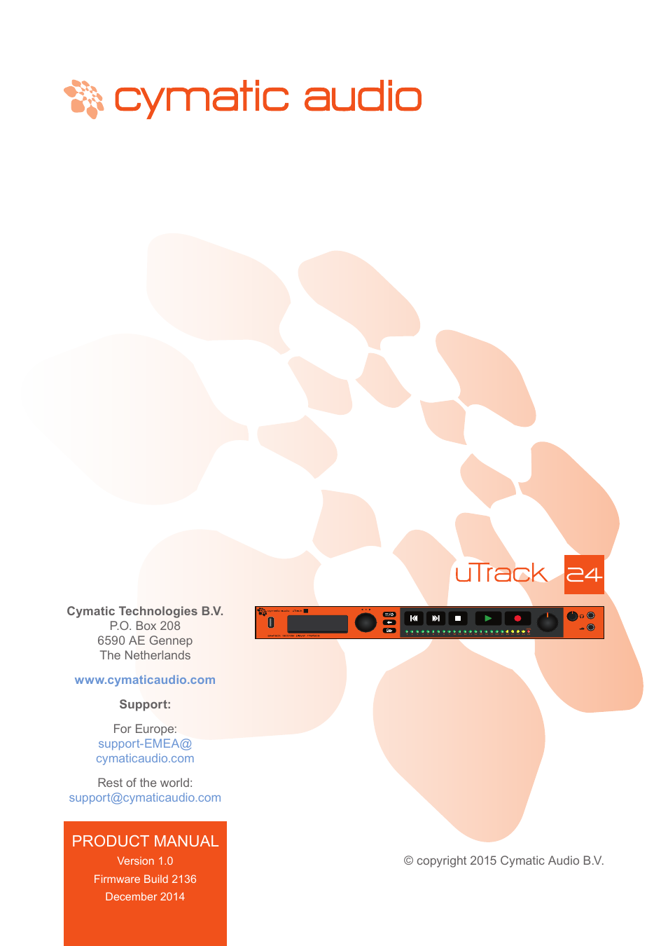 Cymatic Audio uTrack 24 Manual User Manual | Page 23 / 23
