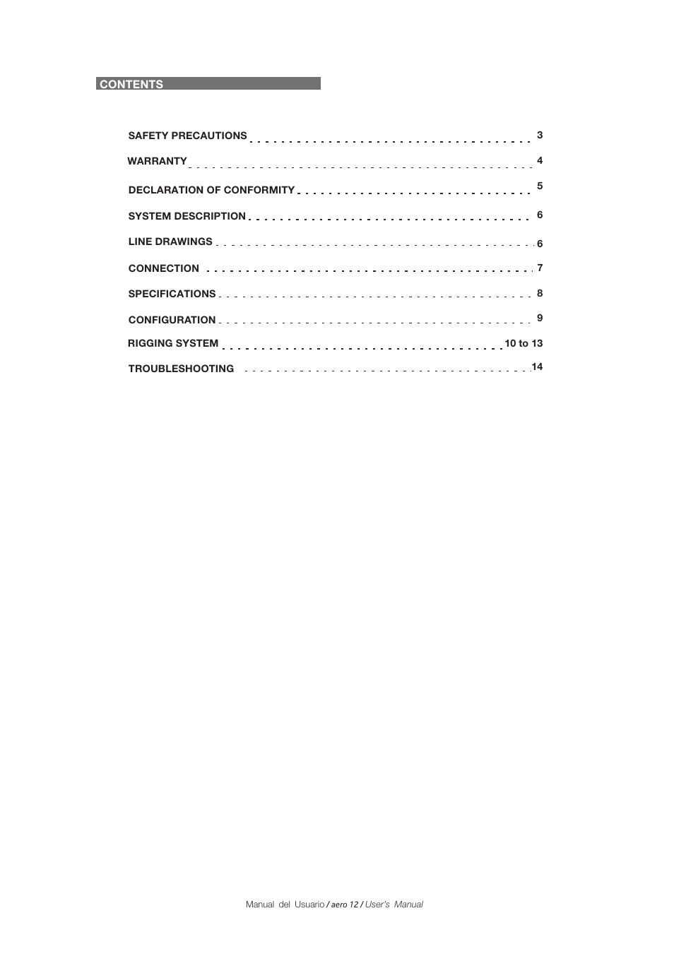 D.A.S. Audio Aero 12 User Manual | Page 2 / 15