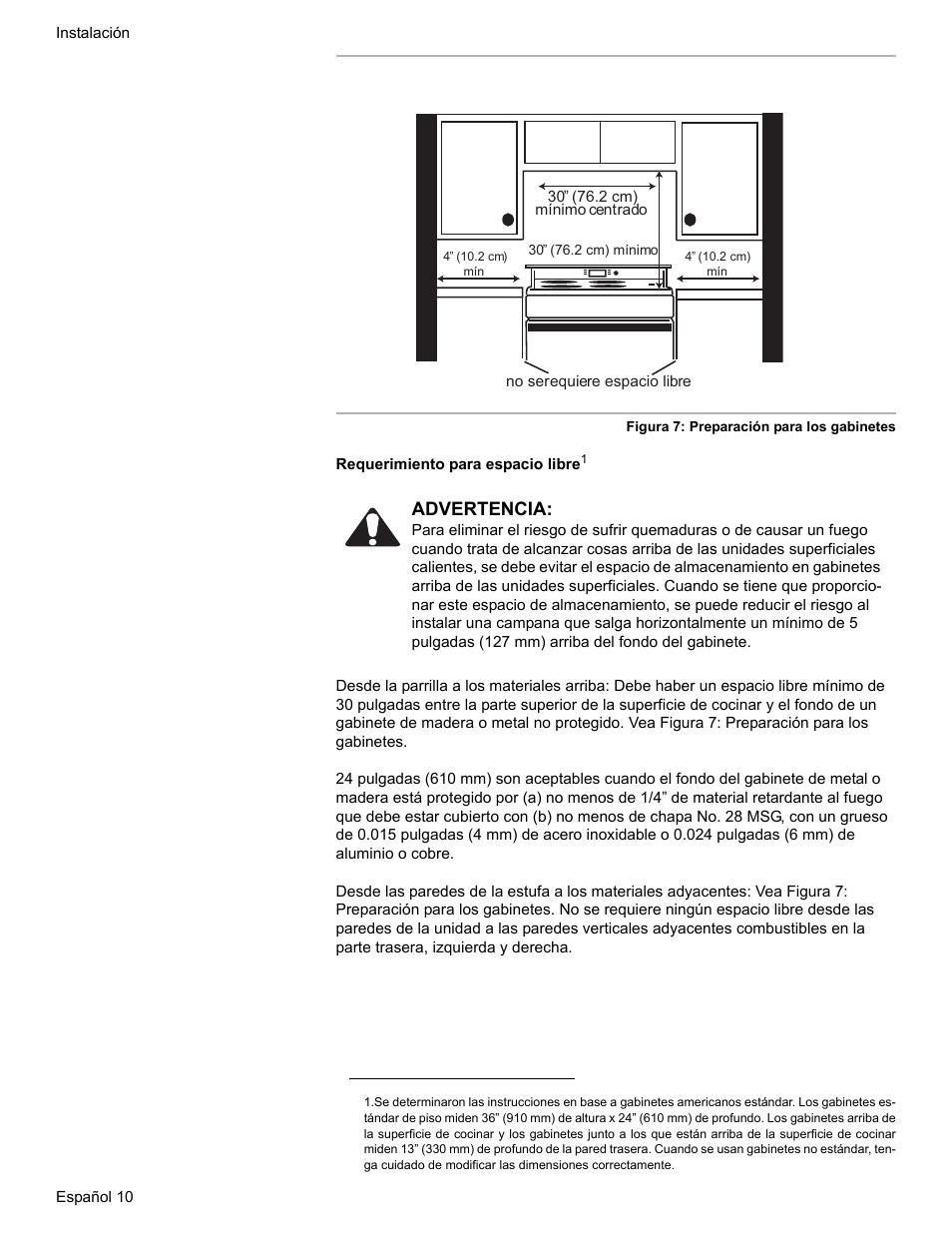 Advertencia | Bosch Dual-Fuel Slide-In Range User Manual | Page 64 / 80