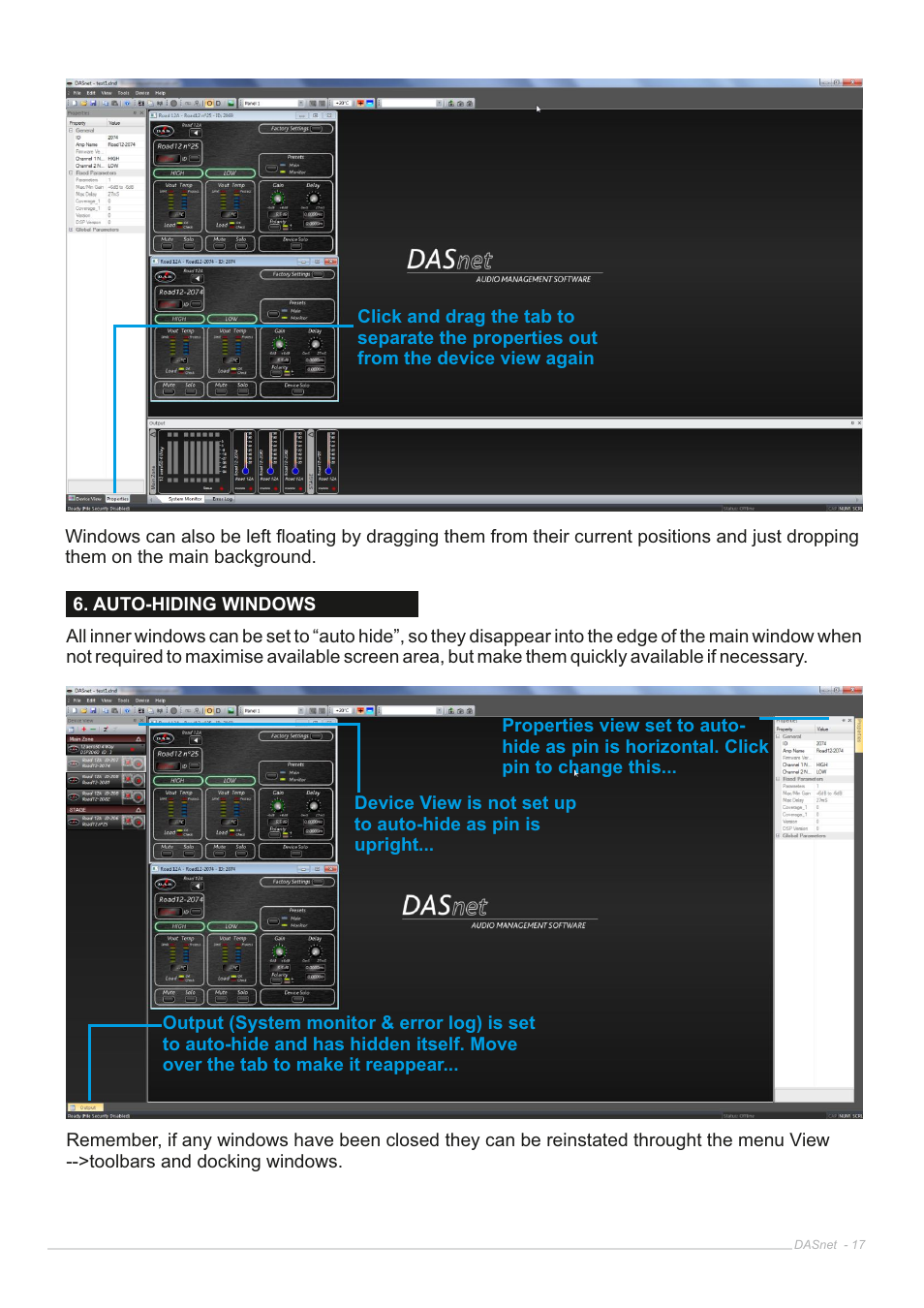 D.A.S. Audio DASnet V1.5 User Manual | Page 17 / 70