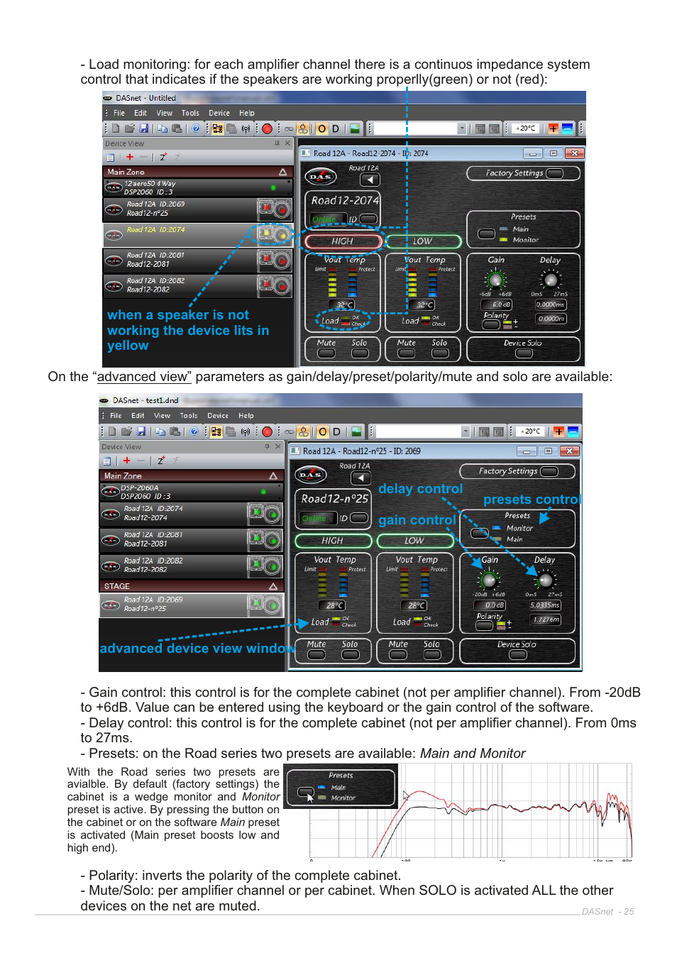 D.A.S. Audio DASnet V1.5 User Manual | Page 25 / 70
