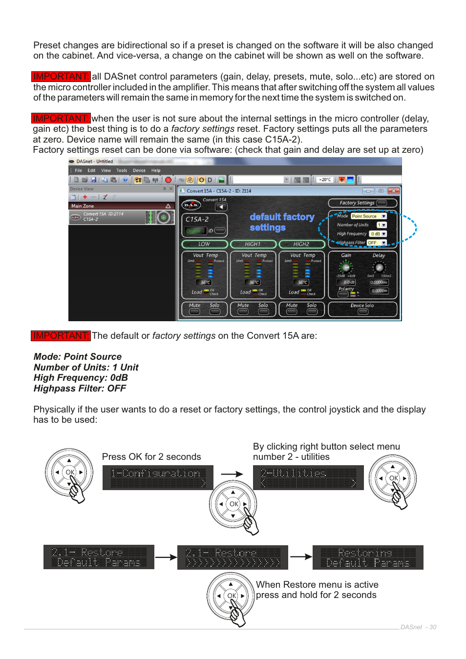 D.A.S. Audio DASnet V1.5 User Manual | Page 30 / 70