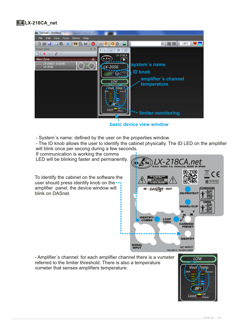 D.A.S. Audio DASnet V1.5 User Manual | Page 35 / 70