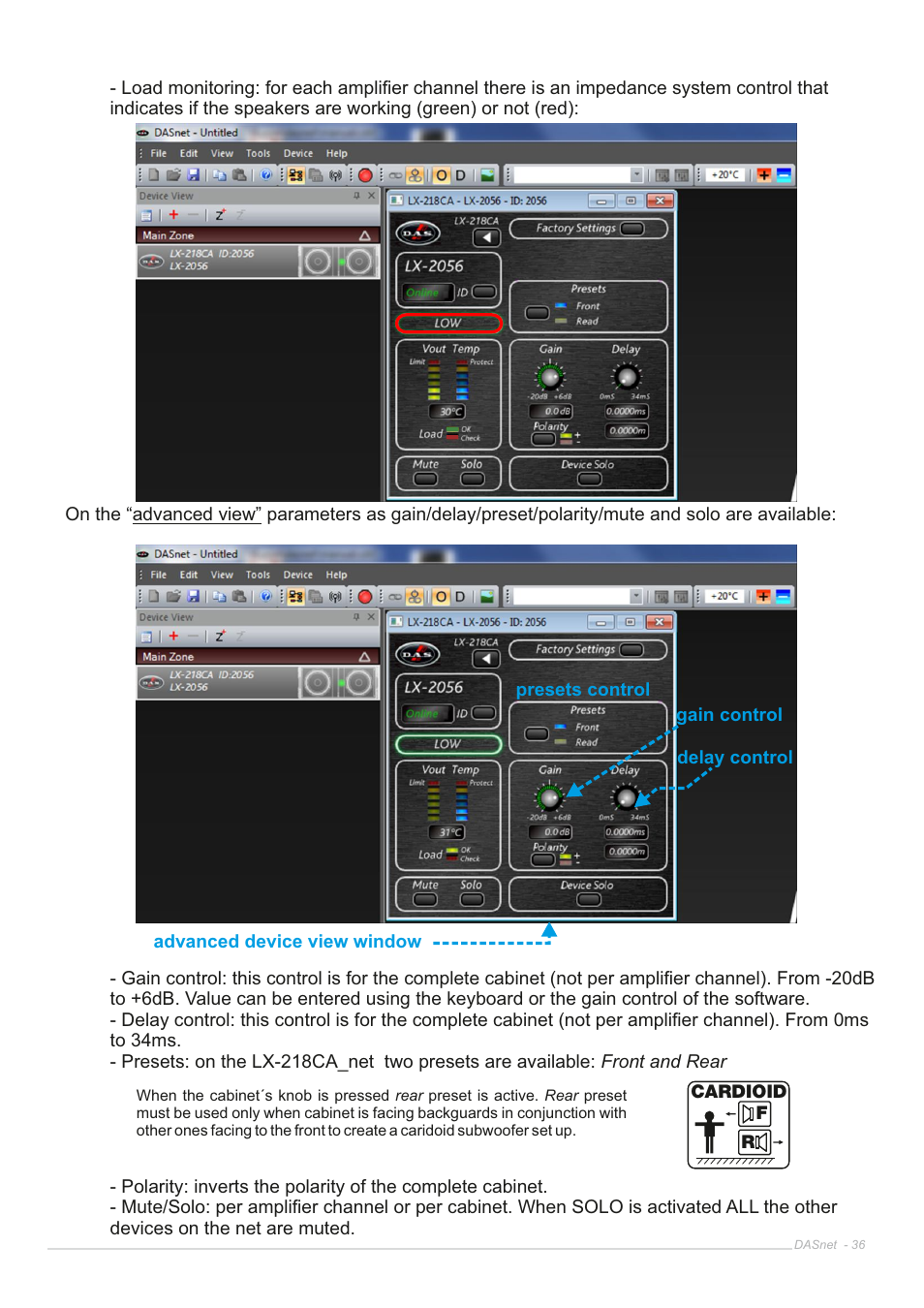 D.A.S. Audio DASnet V1.5 User Manual | Page 36 / 70