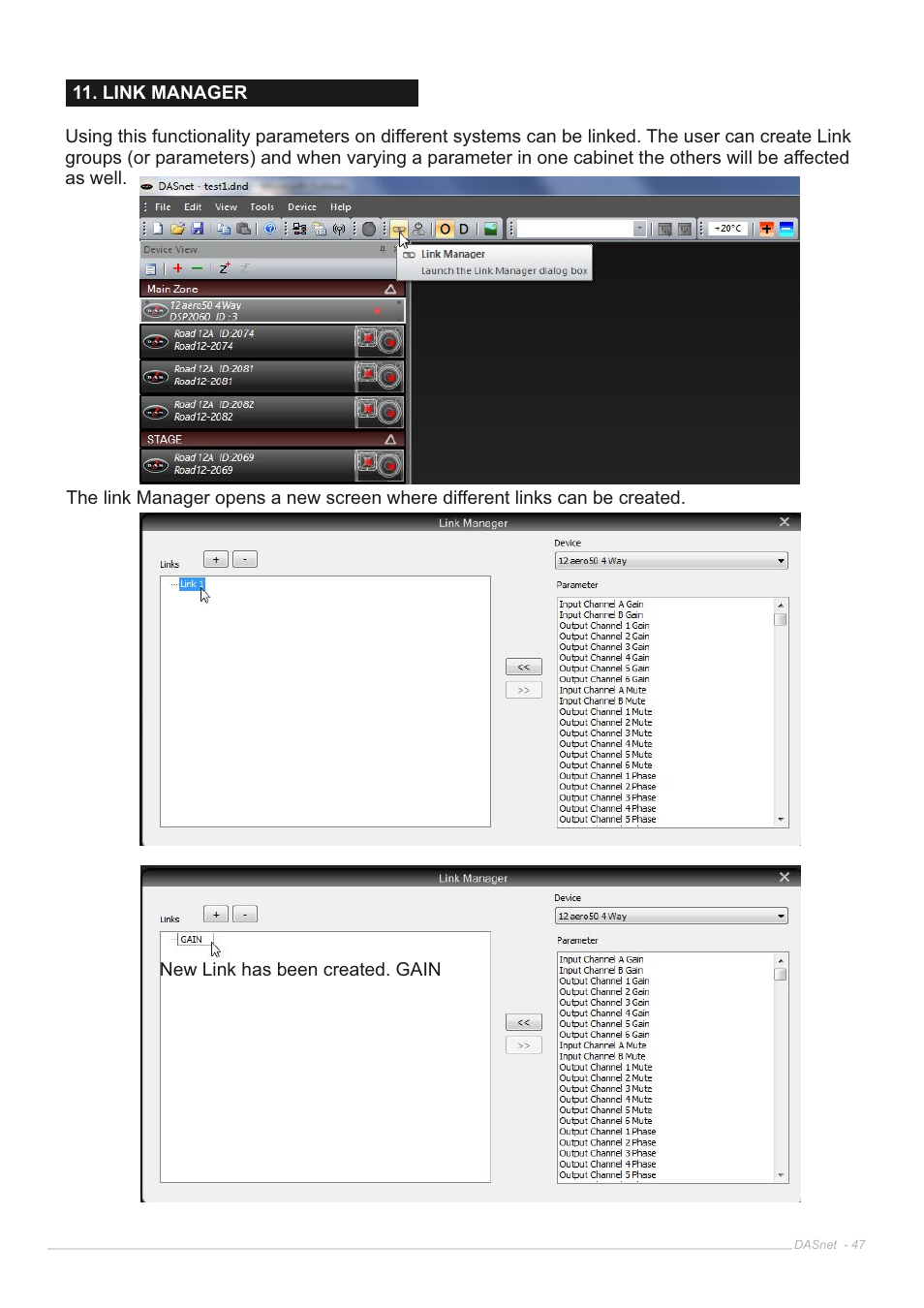 D.A.S. Audio DASnet V1.5 User Manual | Page 47 / 70
