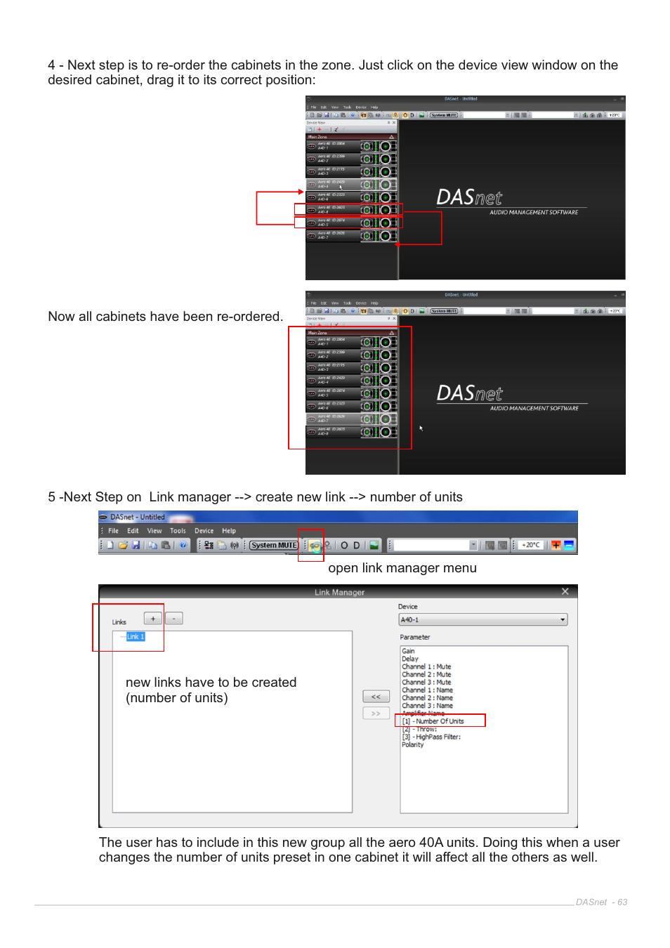 D.A.S. Audio DASnet V1.5 User Manual | Page 63 / 70
