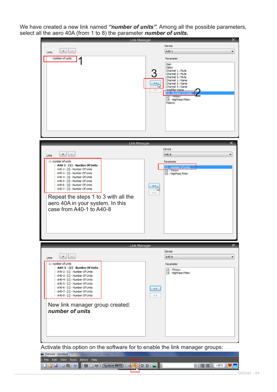 D.A.S. Audio DASnet V1.5 User Manual | Page 64 / 70