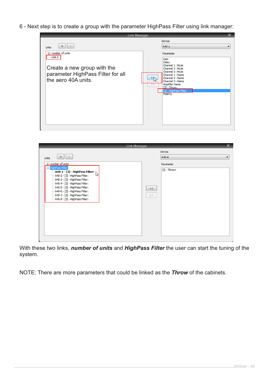 D.A.S. Audio DASnet V1.5 User Manual | Page 65 / 70