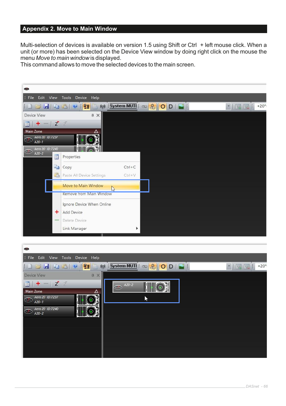 D.A.S. Audio DASnet V1.5 User Manual | Page 66 / 70