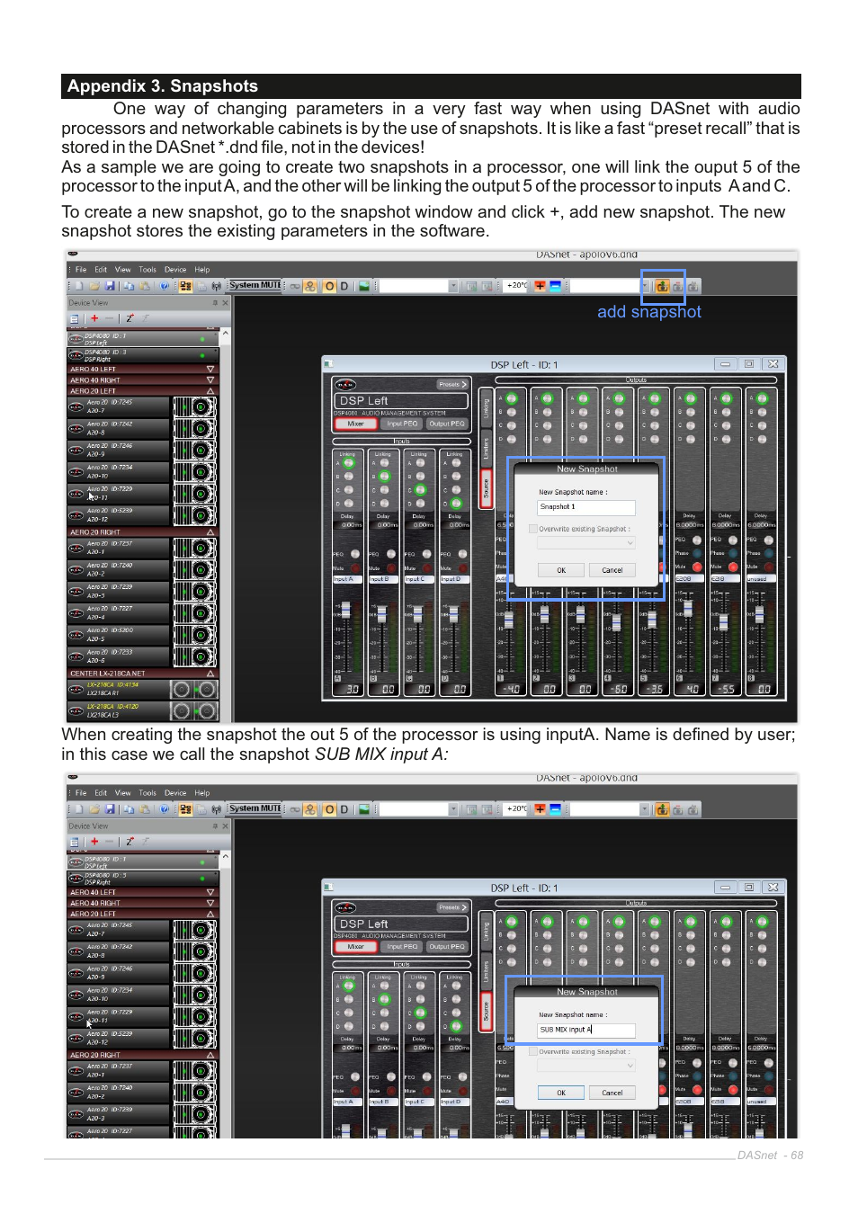 D.A.S. Audio DASnet V1.5 User Manual | Page 68 / 70