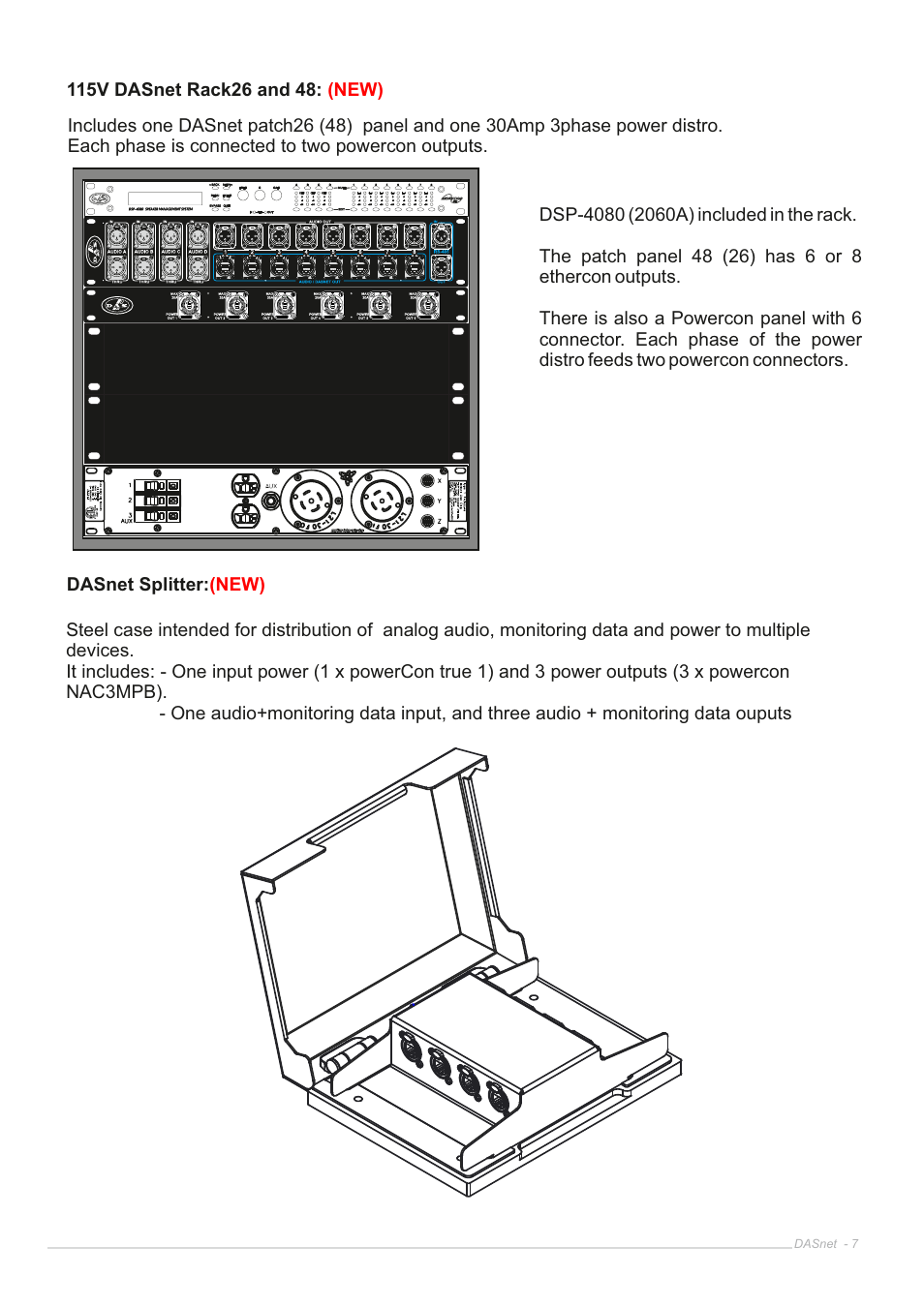 D.A.S. Audio DASnet V1.5 User Manual | Page 7 / 70