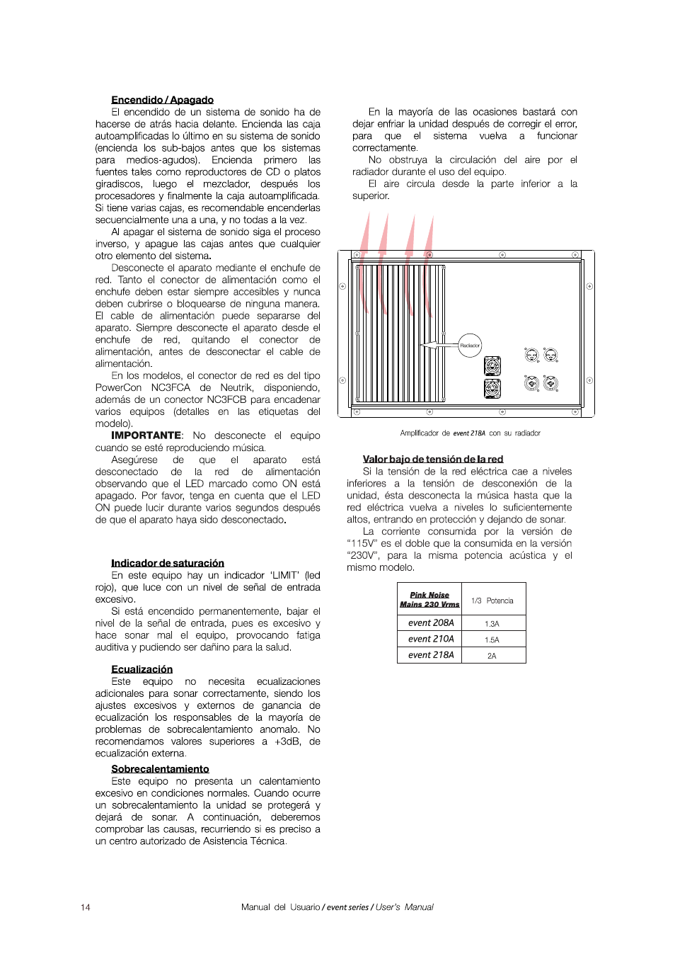 D.A.S. Audio Event series User Manual | Page 14 / 19