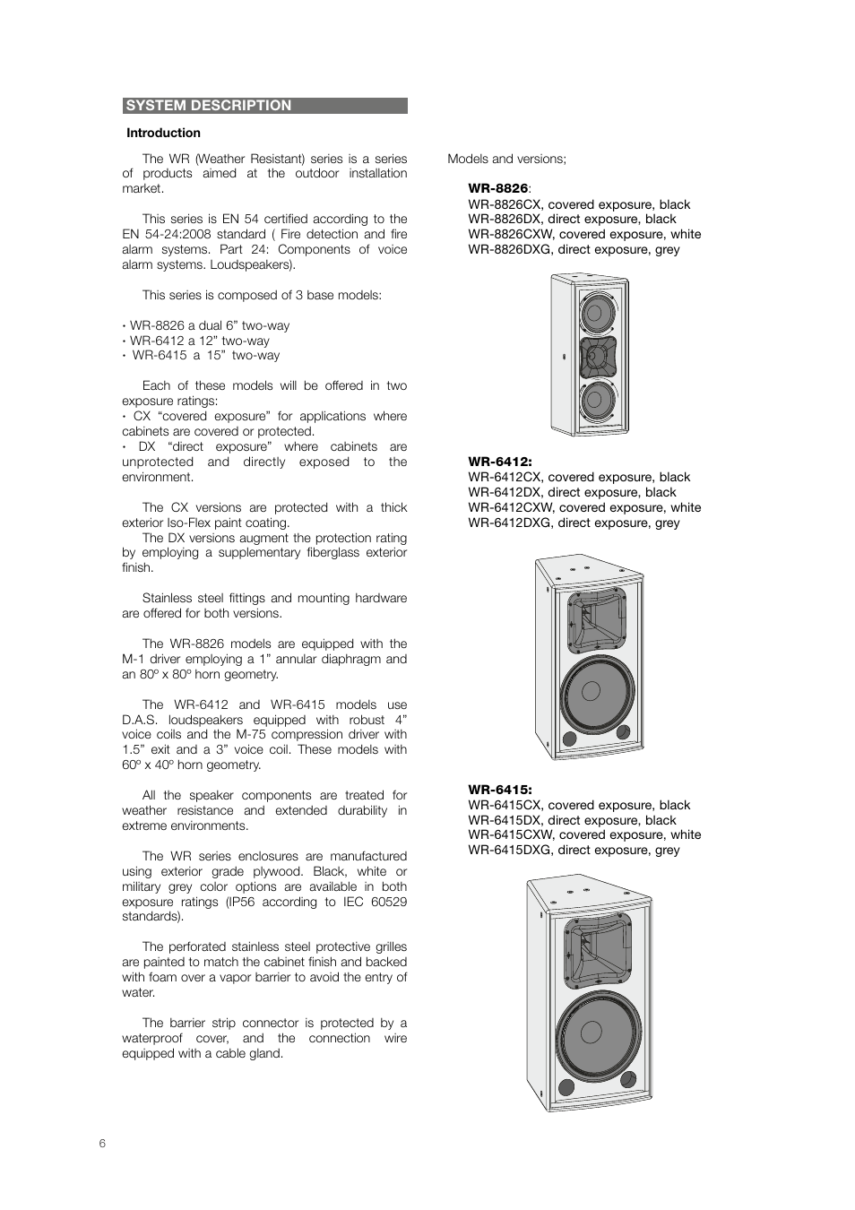 D.A.S. Audio WR Systems User Manual | Page 6 / 18