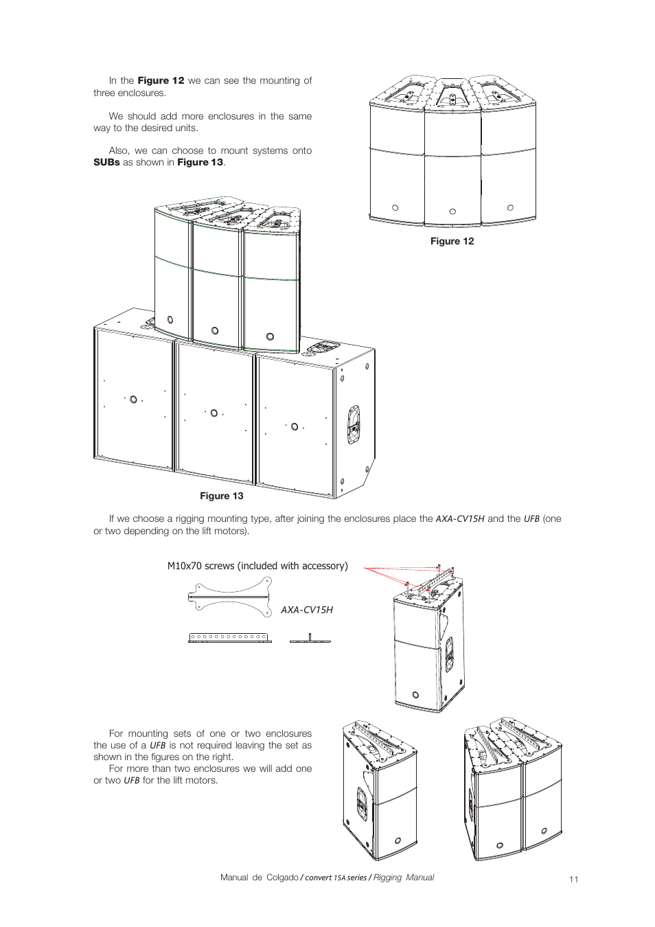 D.A.S. Audio Convert 15A series Rigging User Manual | Page 11 / 20