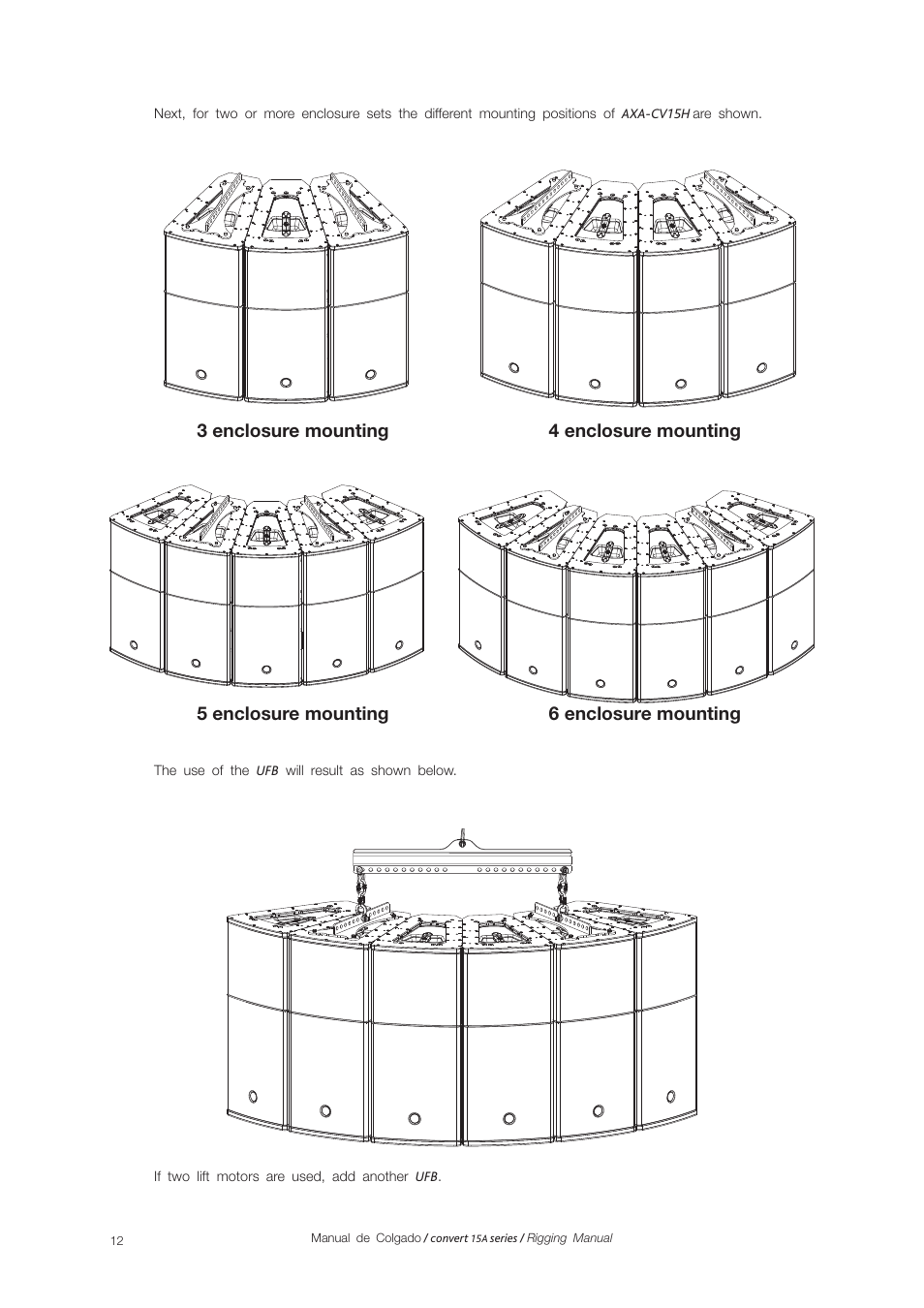 D.A.S. Audio Convert 15A series Rigging User Manual | Page 12 / 20