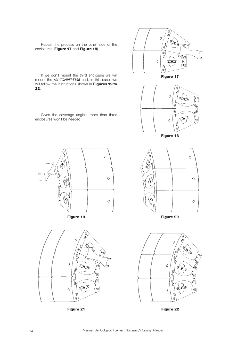 D.A.S. Audio Convert 15A series Rigging User Manual | Page 14 / 20