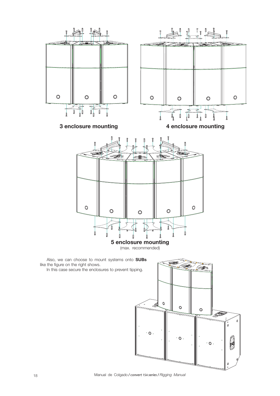 D.A.S. Audio Convert 15A series Rigging User Manual | Page 18 / 20
