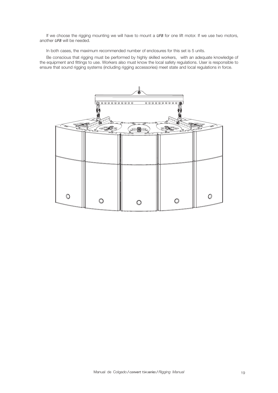 D.A.S. Audio Convert 15A series Rigging User Manual | Page 19 / 20