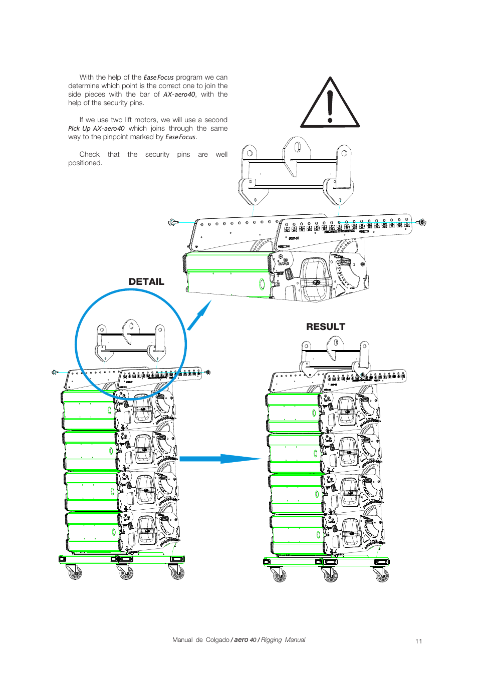 Detail result | D.A.S. Audio Aero 40A Rigging User Manual | Page 11 / 39